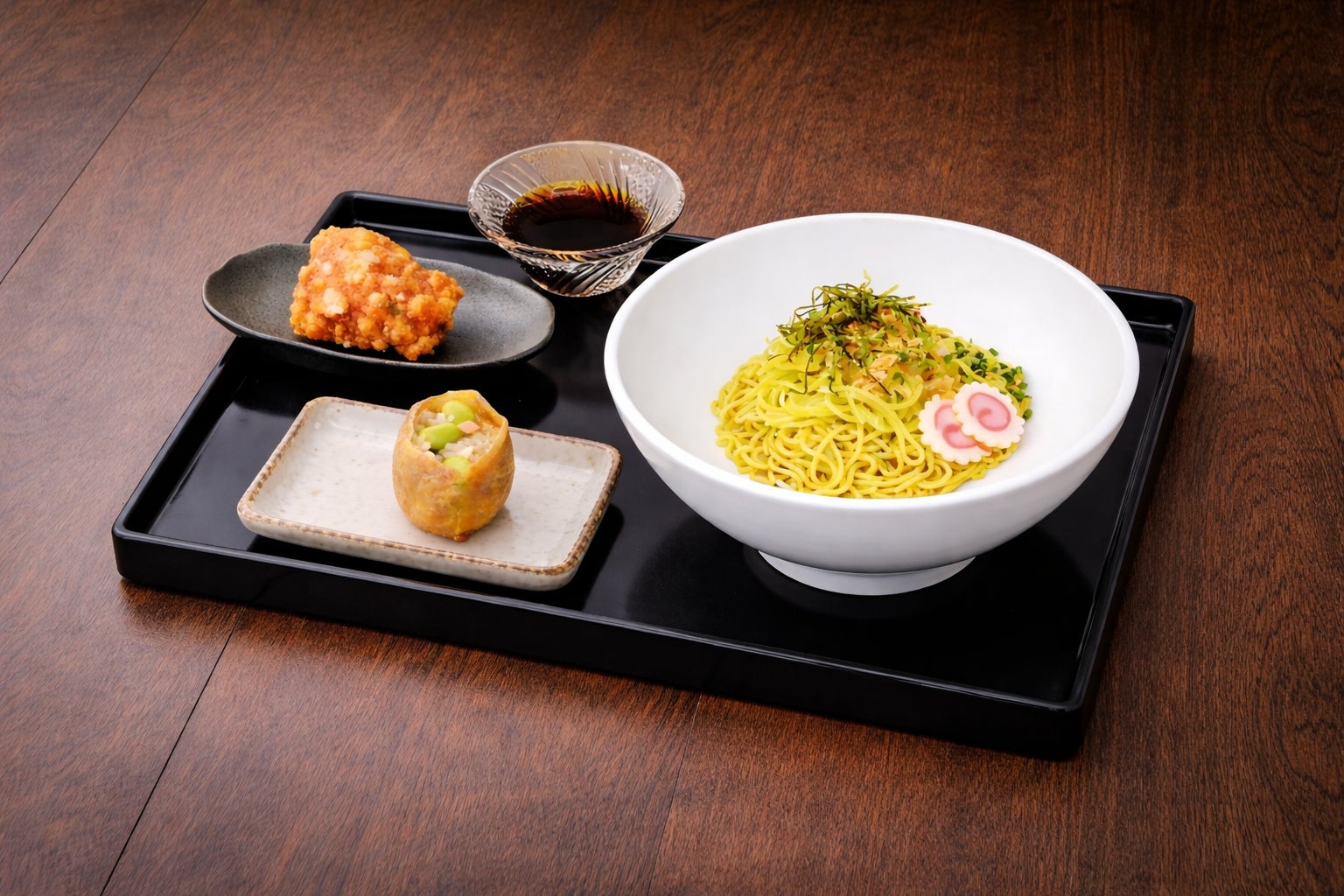 讃岐麺処どろがめの朝ガッツリセットの写真