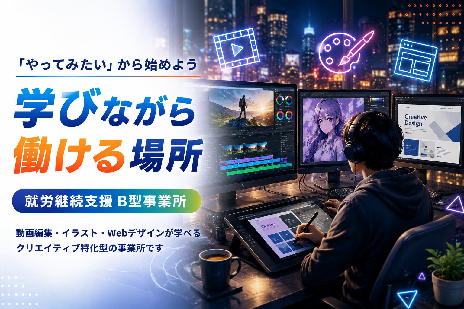 やまと3D＆MUSIC JAMの【障がいをお持ちの方無料】AI・BI・Office活用コースの写真