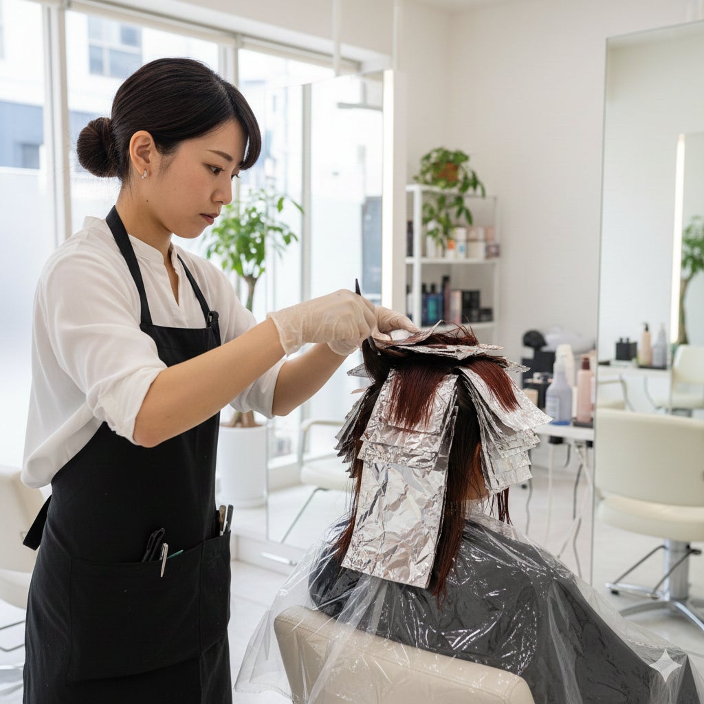 hair & make up リンクのカット＋３Dカラーの写真