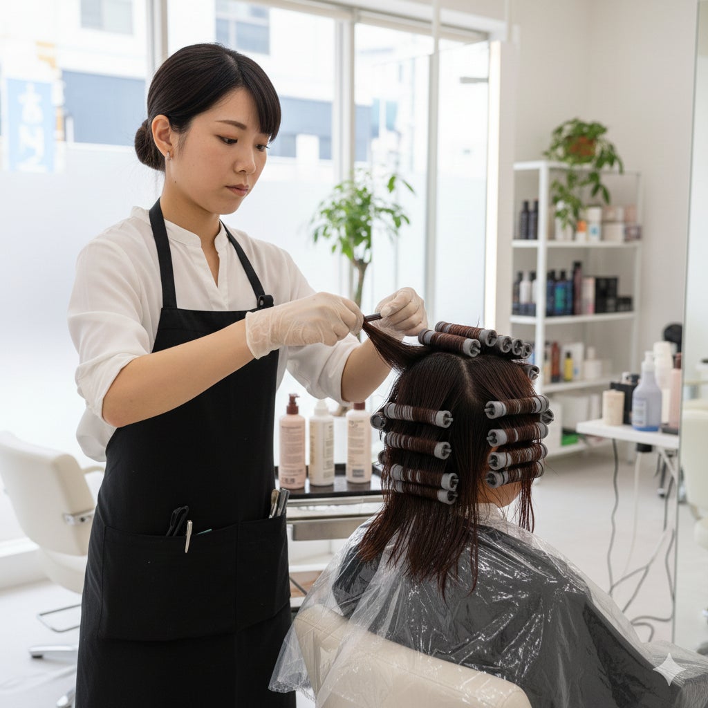 hair & make up リンクのカット＋酸性パーマの写真