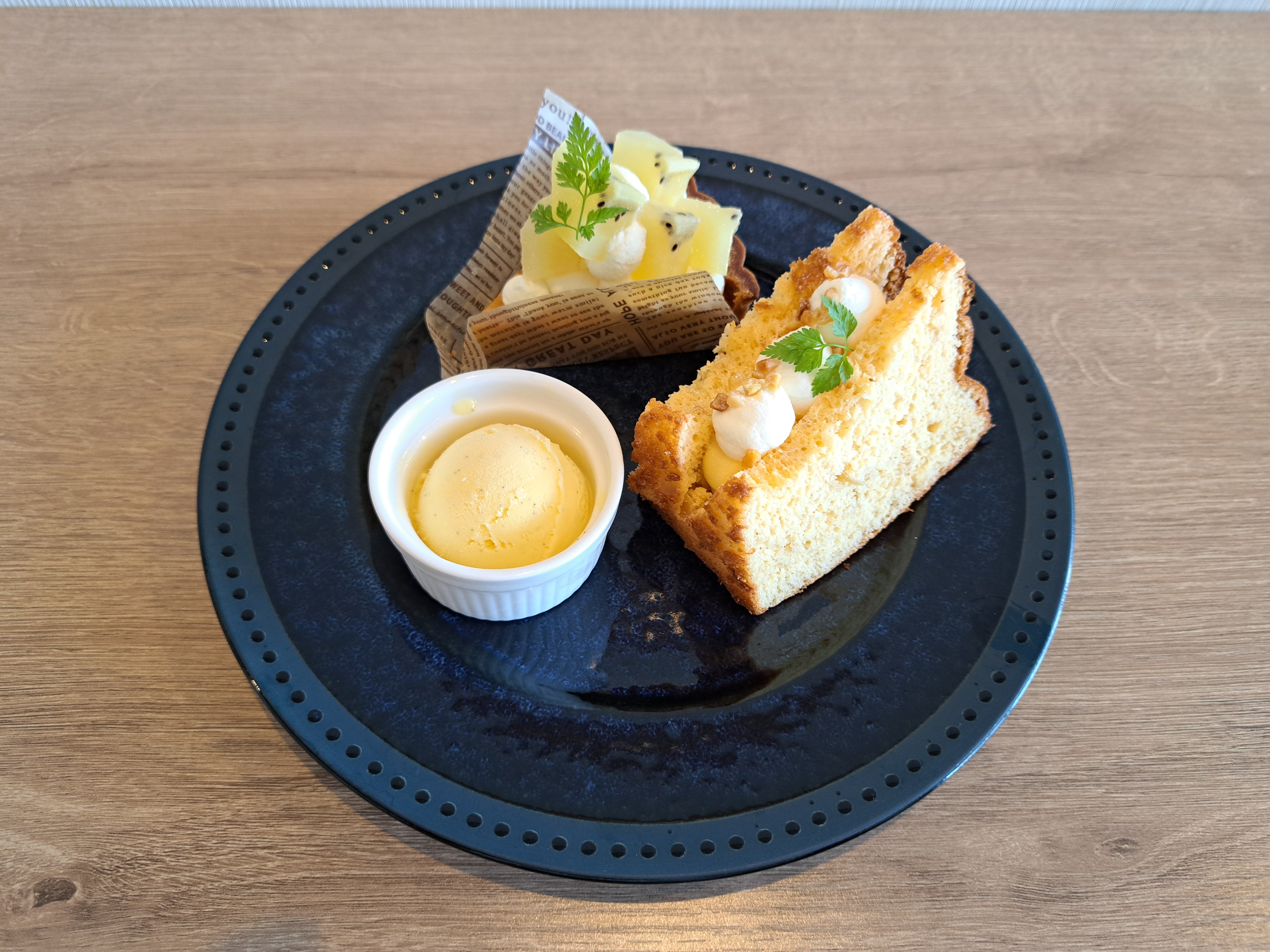 ほのぼのCafeそらのスイーツプレートの写真
