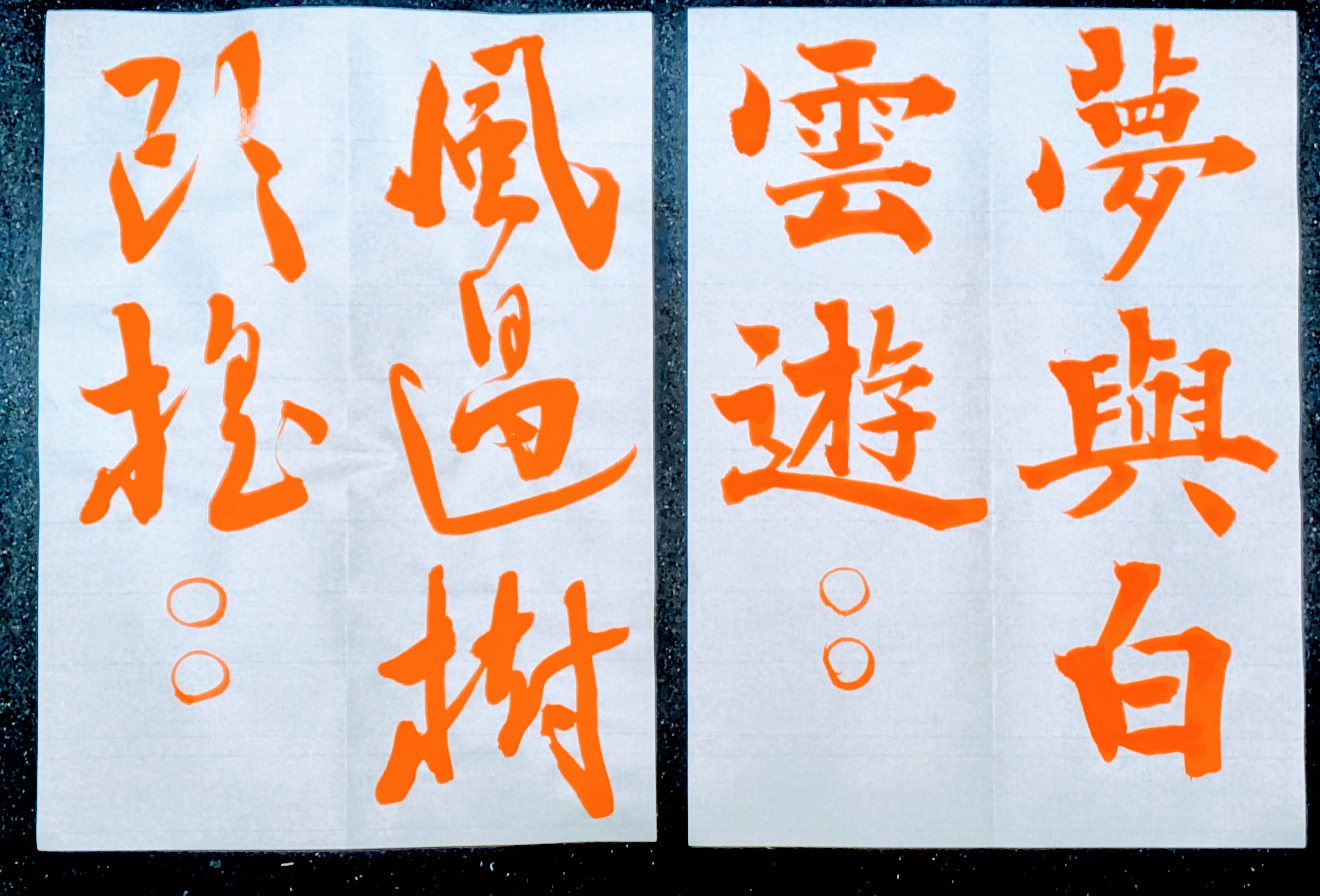 天陽会書道教室の一般コース〈月2回〉の写真