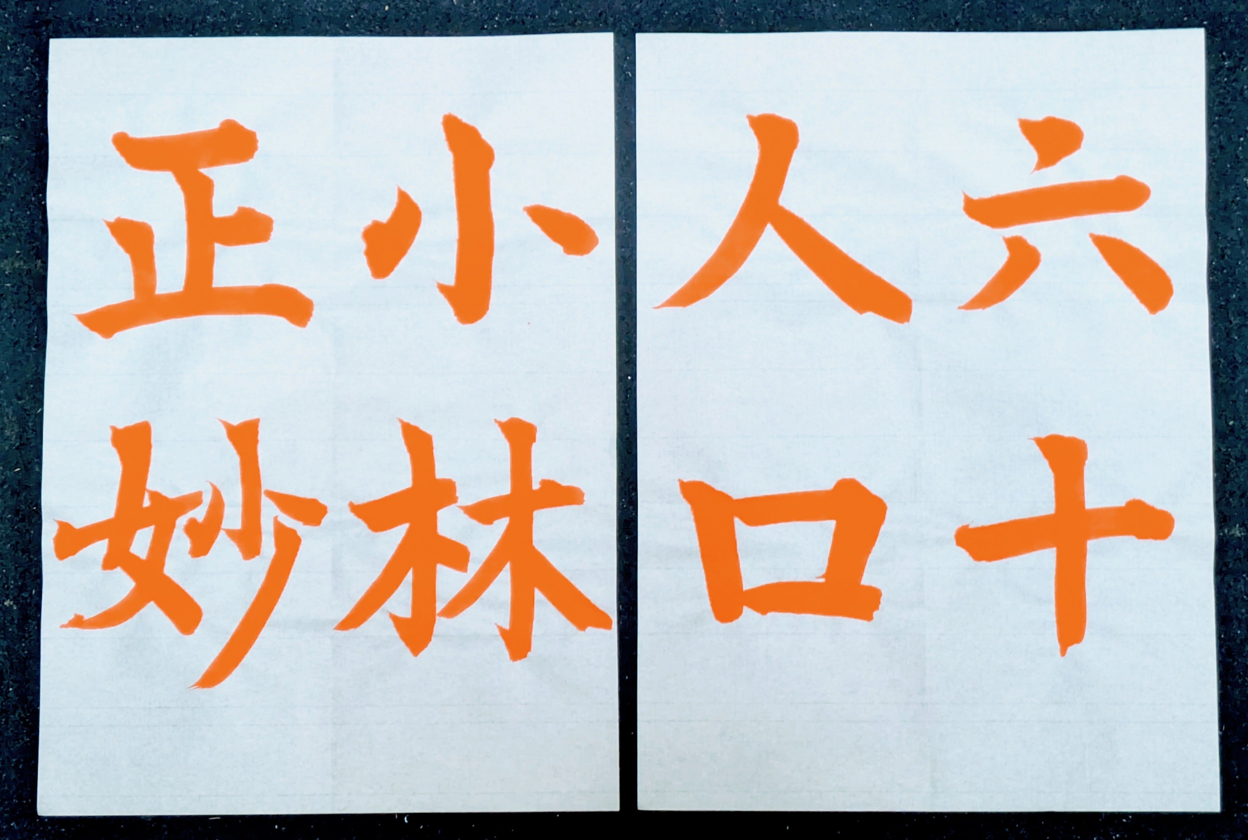 天陽会書道教室の体験コースの写真