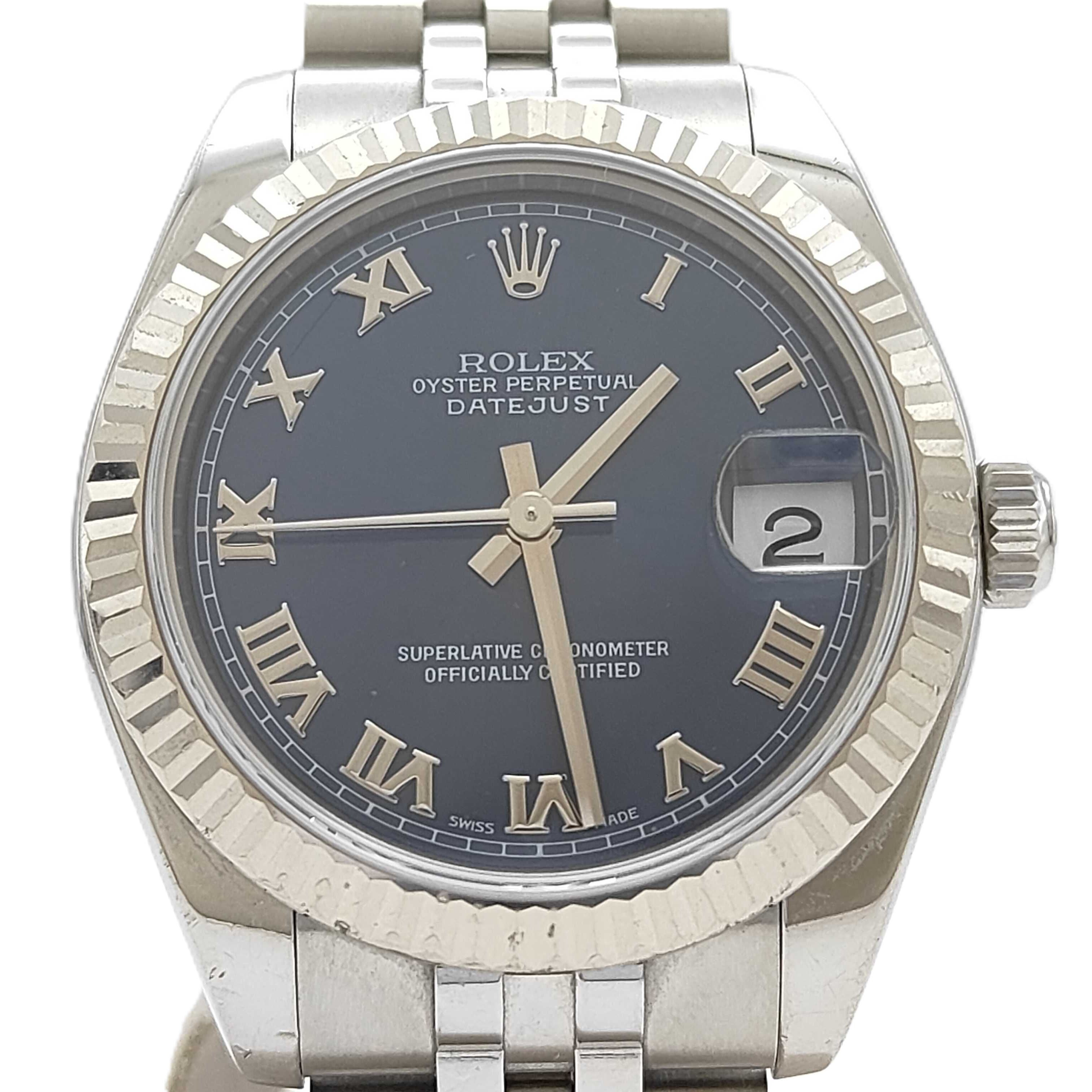 ROLEX デイトジャスト ブルーローマン ジュビリーブレスをお買取りしました⌚✨の写真