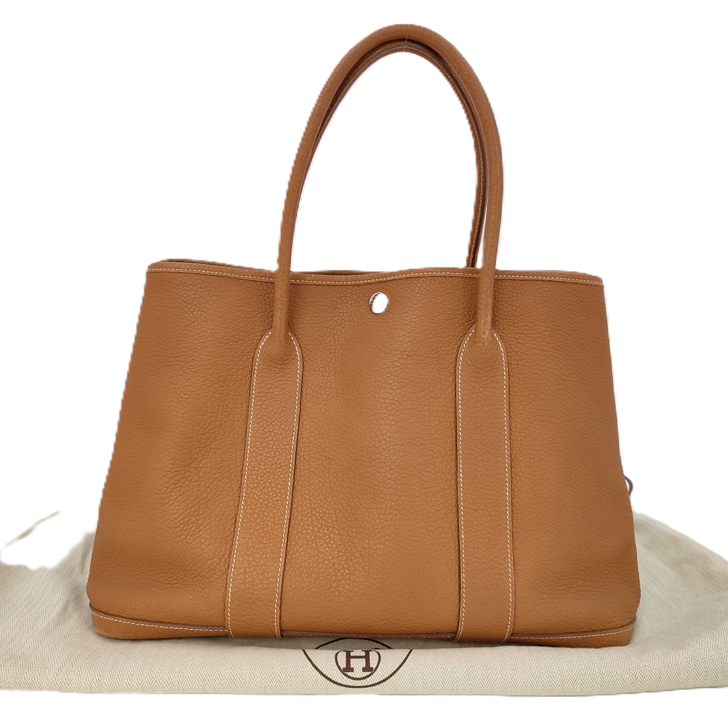 【買取実績】HERMÈS ガーデンパーティPM ネゴンダ ゴールドをお買取りしました👜✨の写真