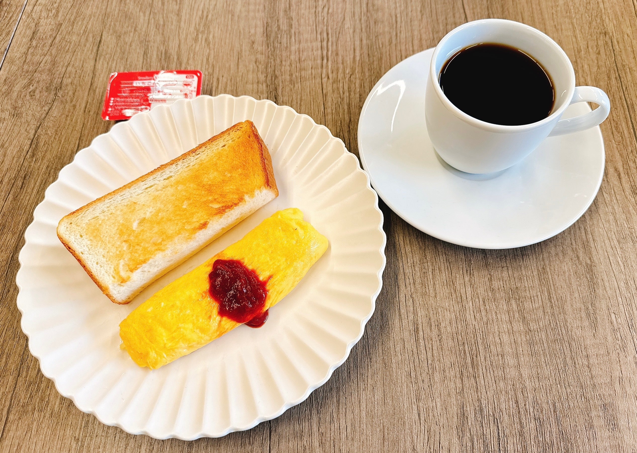 Cafe&BBQ KiTのワンコインモーニングの写真
