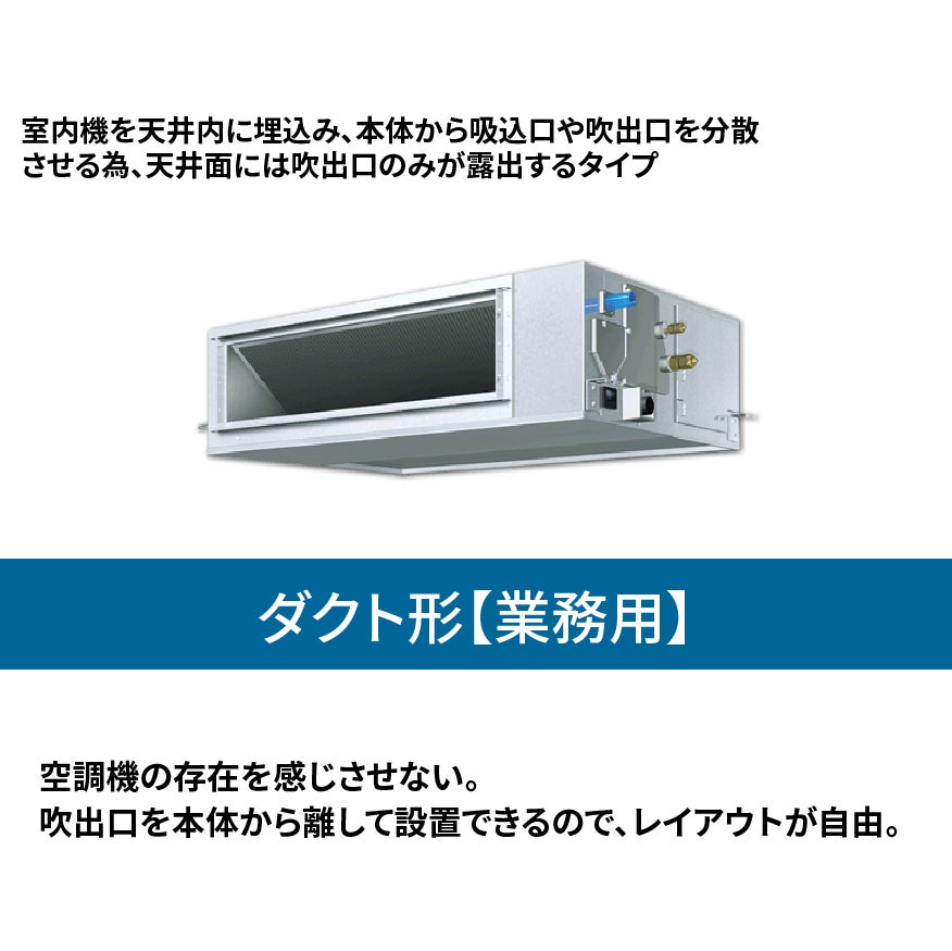 エアコン総本舗+ 江東住吉店の業務用エアコン【ダクトエアコン】の写真