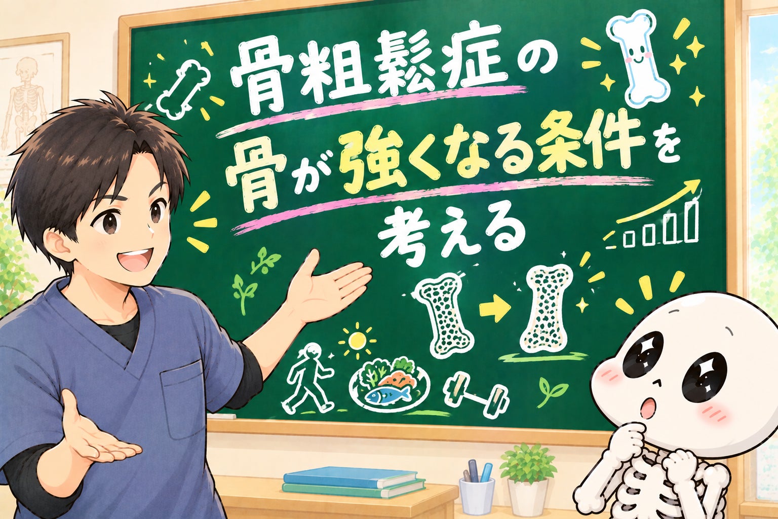 骨粗鬆症の骨が強くなる条件を考えるの写真