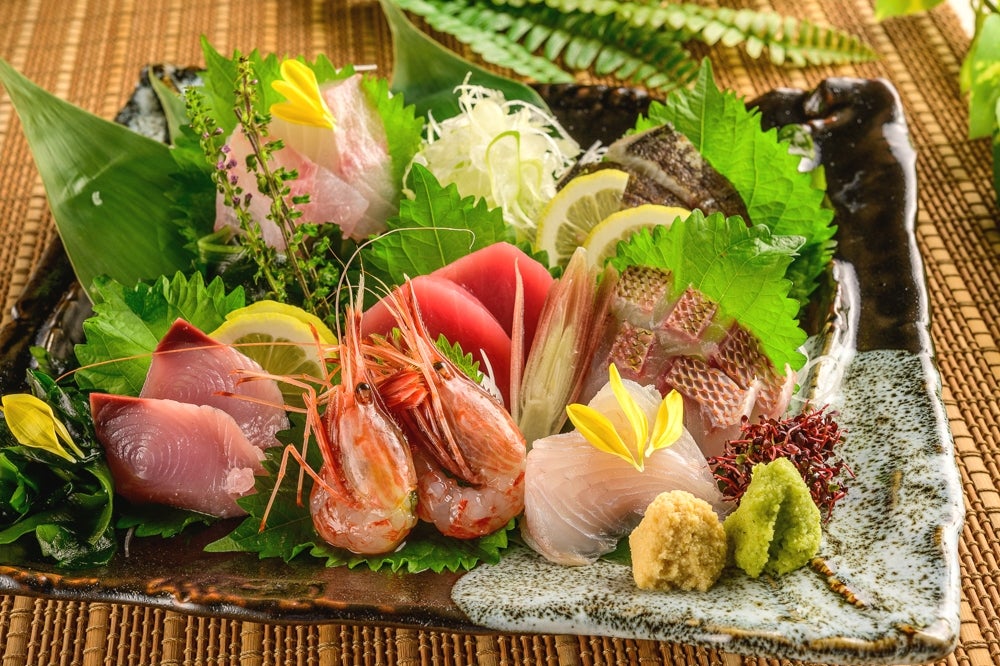 喜一途　KITTOの本日の超早　鮮魚五種盛り合わせの写真