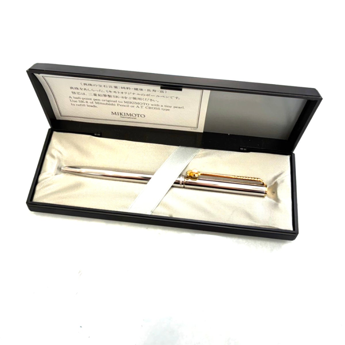 ミキモト/ボールペン/シルバーカラー/文房具 筆記用具/MIKIMOTO お