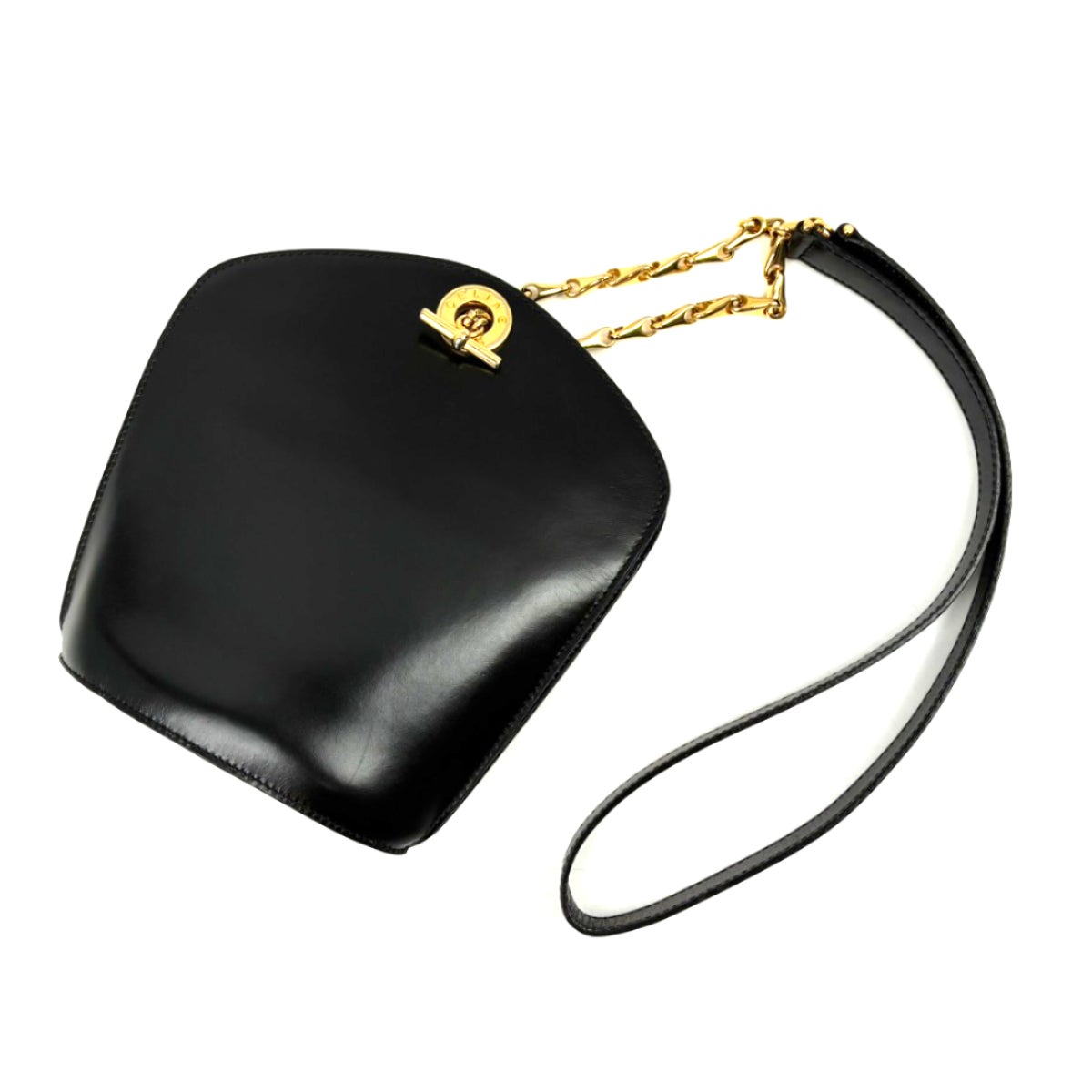 セリーヌ/サークルロゴ金具/チェーン ハンドバッグ/ブラック系/CELINE お買取りいたしました！の写真