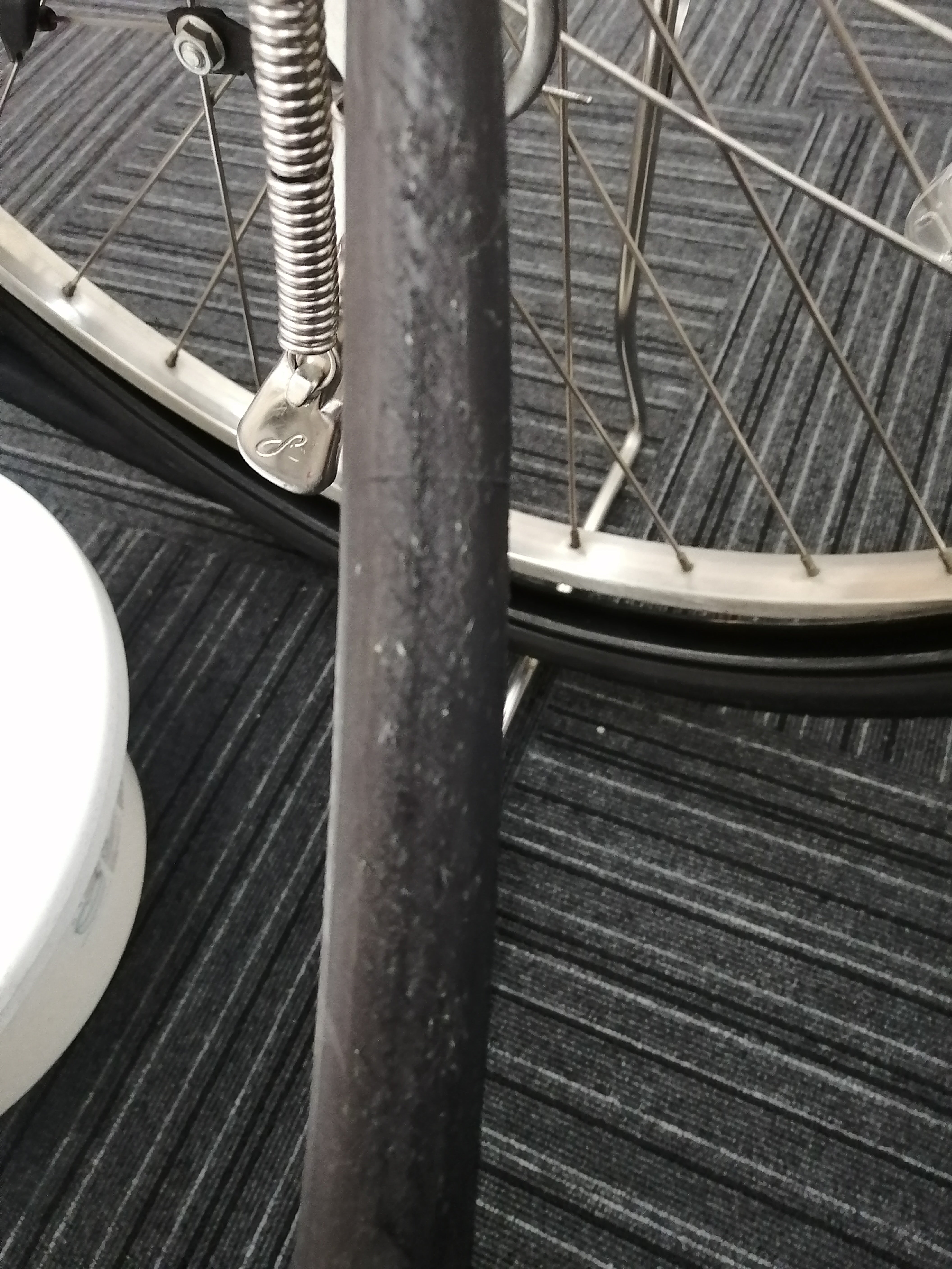 空気不足での走行では･･･の写真