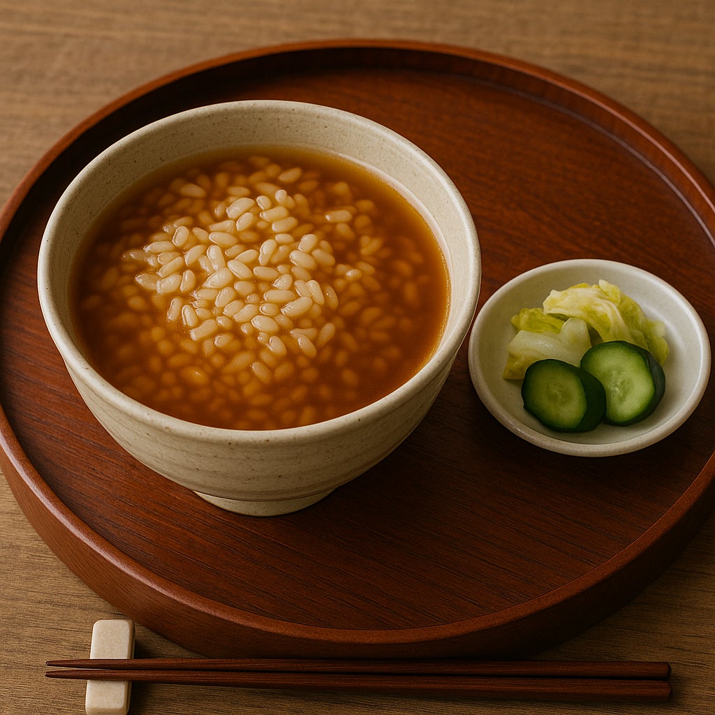 おばんざいひがしの癒しの茶粥の写真