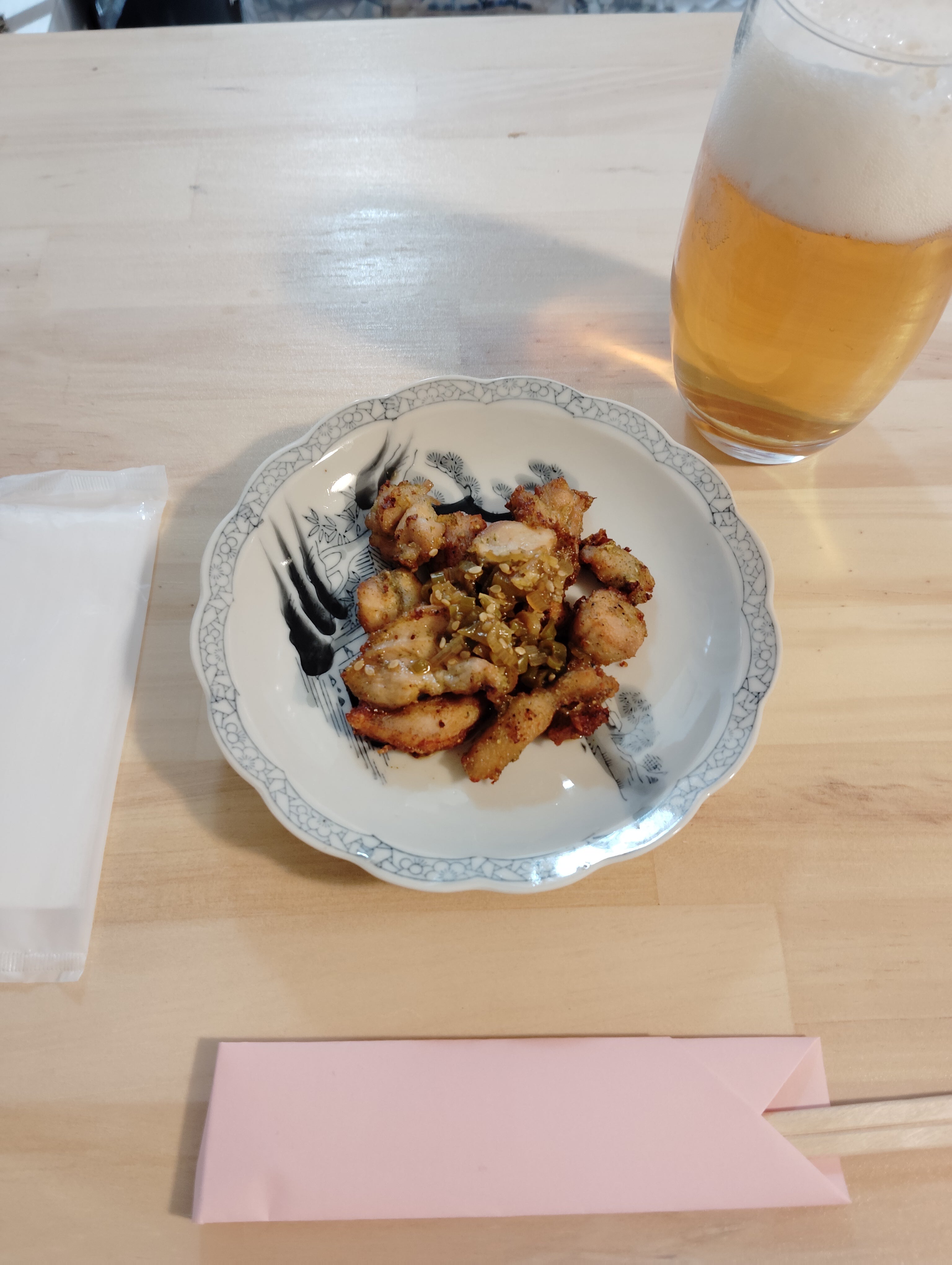 桑太郎の桑茶漬け鶏唐揚げの写真
