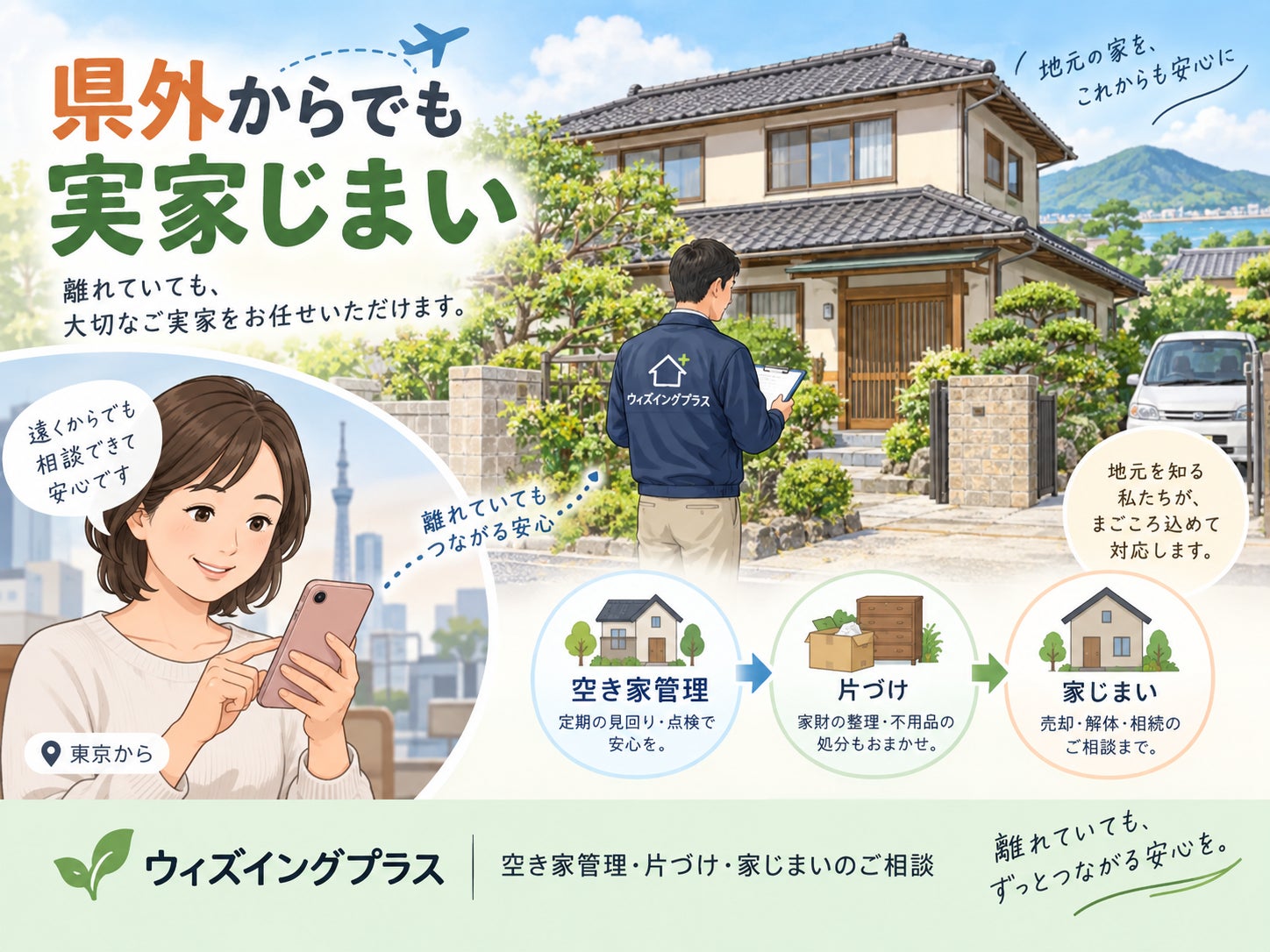 「実家は香川県。でも、自分は県外に住んでいる。」の写真