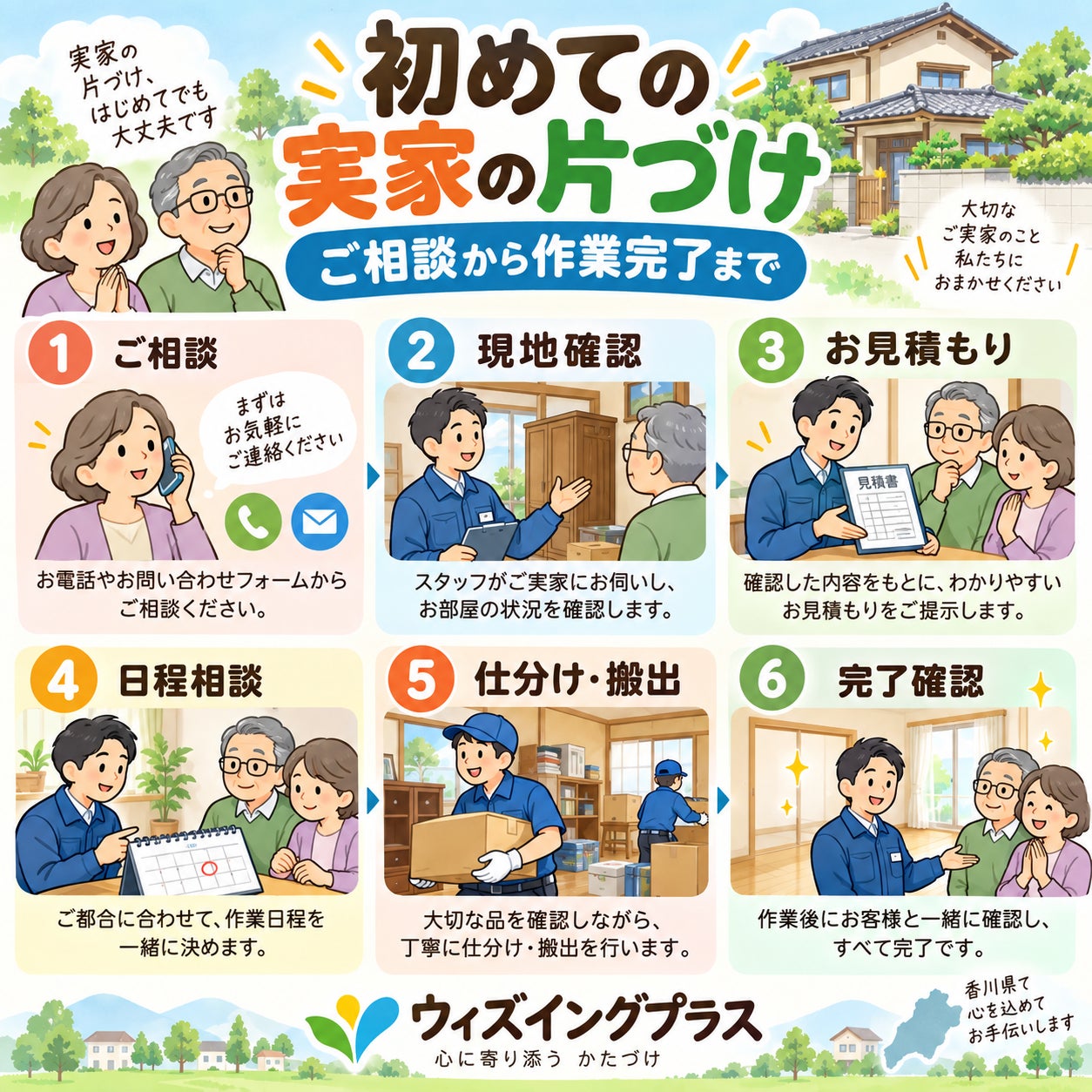 「実家を片づけたいけど、何から始めればいいの？」の写真