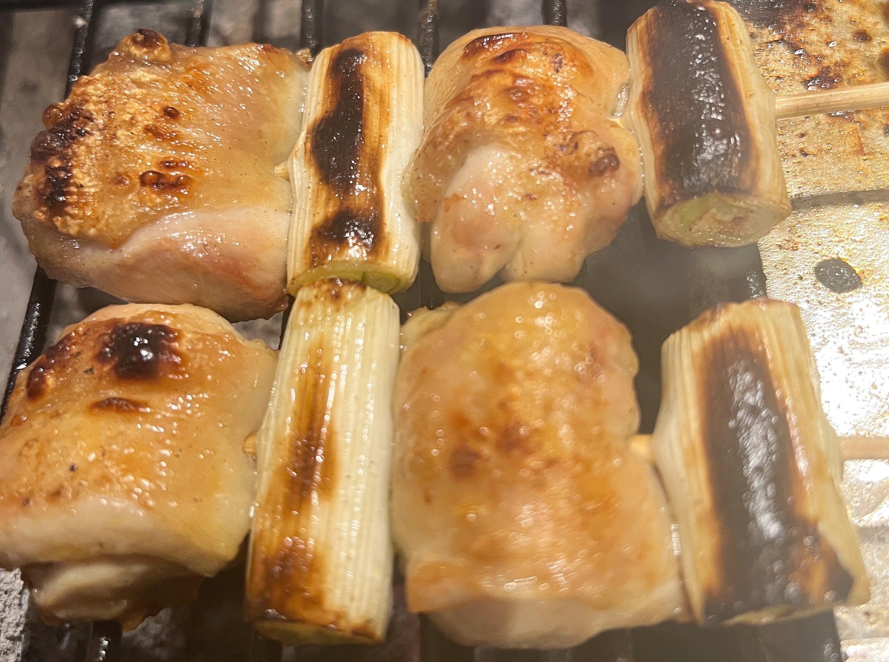 炭火焼き鳥・串焼きホルモン居酒屋　月のあかりのねぎまの写真
