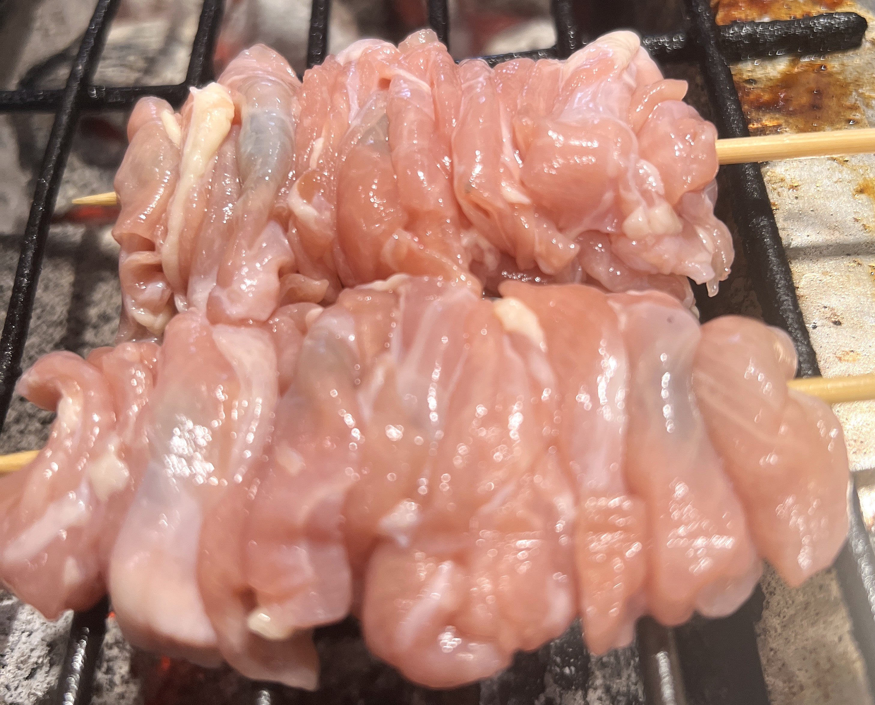 炭火焼き鳥・串焼きホルモン居酒屋　月のあかりの鶏ハラミの写真