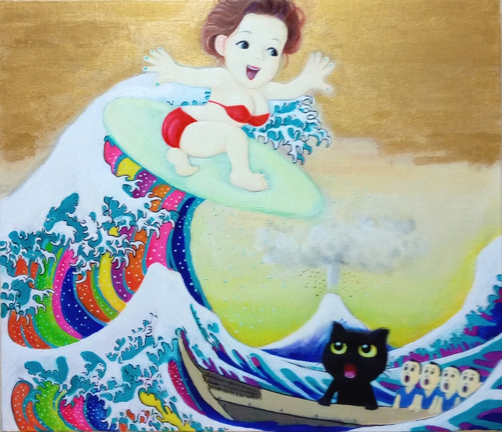 kazoGalleryのBe Be Big Wave (Respect Hokusai)の写真