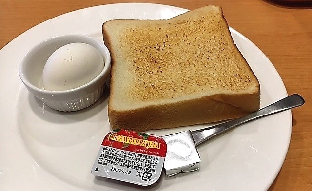ガスト安城住吉店の料理の写真 - トースト＆ゆで卵セット299円