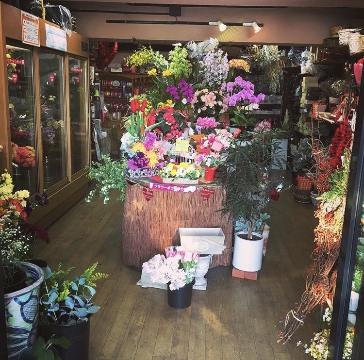 花の木の実の店内の様子の写真