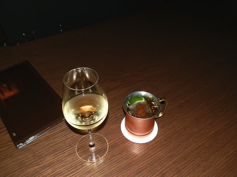 Bar Dimpleの料理の写真 - チリ白ワインと生姜のカクテル